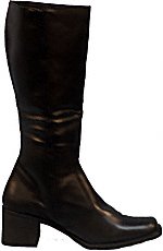 Unbranded Fancy Dress Costumes - LADY BLACK Long Boots Small 3 to 4