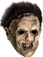 Unbranded Fancy Dress Costumes - Leatherface 3/4 Mask With Wig