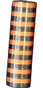 Fancy Dress Costumes - One Tube Orange and Black Party Streamers