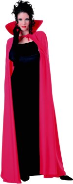 Fancy Dress Costumes - RED Full Length Cape (Unisex)