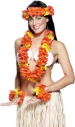 Fancy Dress Costumes - RED Leis Set