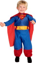 Fancy Dress Costumes - Soft and Cuddly Superman Toddler