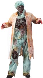 Unbranded Fancy Dress Costumes - Teen Halloween Zombie Doctor