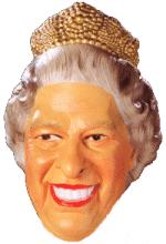 Fancy Dress Costumes - The Queen Latex Mask