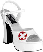Unbranded Fancy Dress Costumes - White Nurse Shoes Shoe Size 6.5