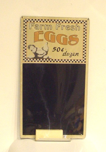 Farm Fresh Eggs ~ Antique Style Mini Blackboard