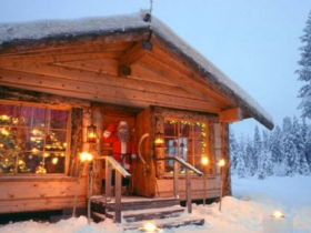 Unbranded Father Christmas and New Year holidays in Finland