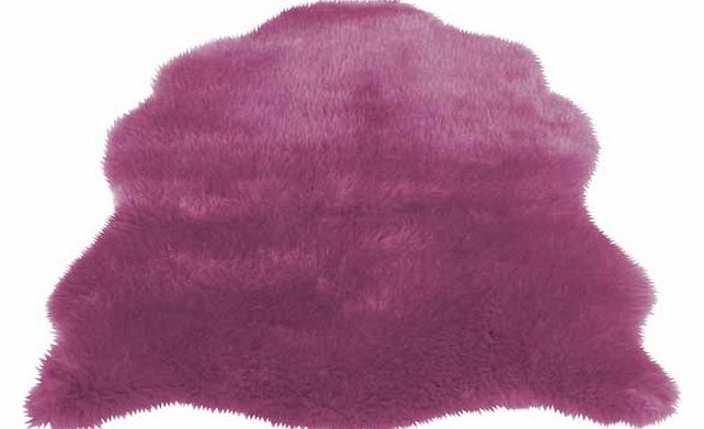 Super soft faux fur pile rug. 100% acrylic 30%. Non-slip backing. Size L90. W75cm. Weight 0.7kg. (Barcode EAN=5053095038200)