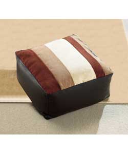 Faux Suede/Leather Stripe Beanslab Cover