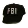 Features: Black cap with white lettering, One size fits all. This item is commercially made and bran