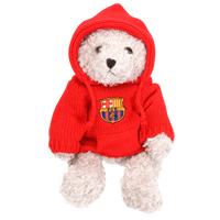 Unbranded FC Barcelona Teddy Bear with Barand#231;a Hoodie.