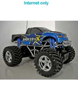 Ready to run radio controlled off road pick up.Huge ground clearance for off road running.Twin coil 