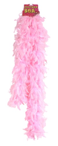 Unbranded Feather Boa - Pale Pink 70 Inch