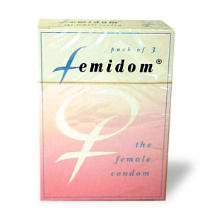 A lubricated condom for women. It is an effective