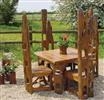 Unbranded Fenland 4 Seater Table: - Natural wood