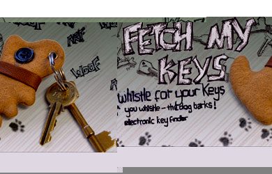 Unbranded Fetch My Keys Keyring
