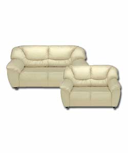 Figuro Ivory Large Sofa and Regular Sofa