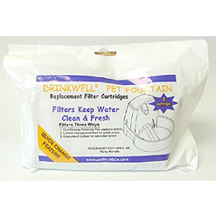 Specially designed filters to maintain the water quality in your Pet Fountain.  Please note that the