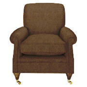 Unbranded Finest Bloomsbury Club Chenille Chair, Mocha