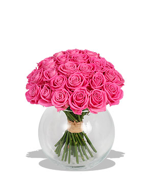 Unbranded Finest Bouquets - Mass of Pink Roses