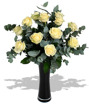 Unbranded Finest Bouquets - White Roses Gift Wrap