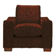 Unbranded Finest Dakota Made to Order Hopsack Chair, Mocha