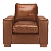 Unbranded Finest Dakota Made to Order Leather Chair, Cognac