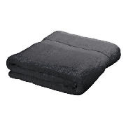 Unbranded Finest Hygro Cotton Bath Towel, Black