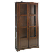 This Tesco Finest display unit from the Malabar range has a luxury antique look of solid timber. The