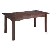 This extendable dining room table from the Malabar range is made from solid wood and seats up to 8 p