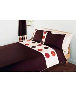 Unbranded Finlay Suede Duvet Set Double Bed