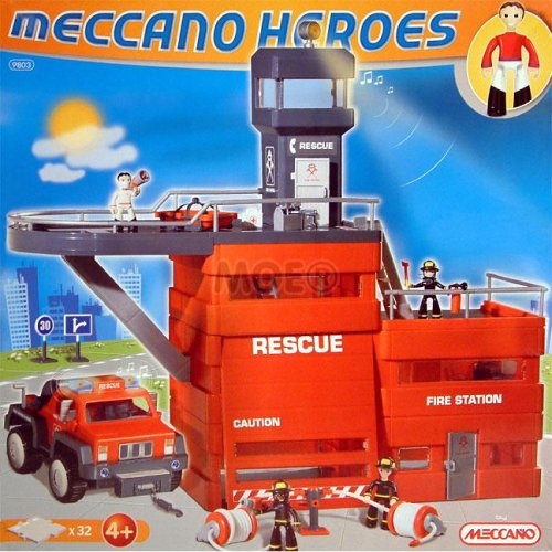 Fire Station Fire Engine Crew, Meccano toy / game