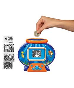 Fish bank is a fun way to save money! Quirky and interactive, fish bank creatively rewards you with 