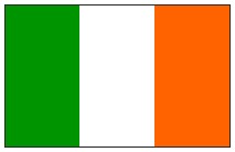 Flag - Eire / Ireland - Polyester 5ftx3ft