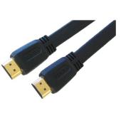 Flat HDMI Gold Plated Cable Lead 5 Metres
