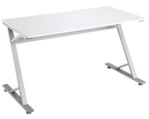 Unbranded Flatline white Z frame desk