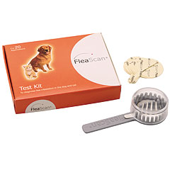 Fleascan helps you to identify flea infestation in your cat or dog long before they start scratching