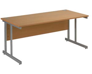 Unbranded Fleming c-leg rectangular desks