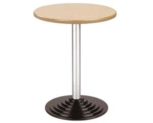 Unbranded Florida black and chrome base bistro table