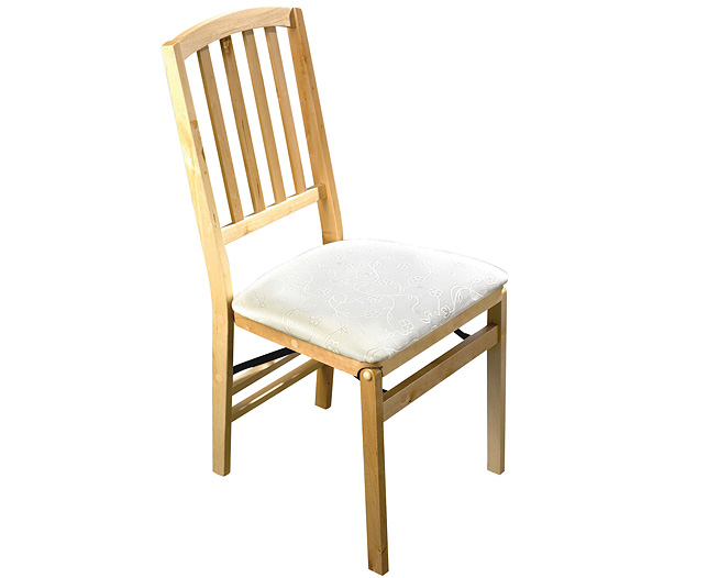 Unbranded Folding Dining Chair - Beech (4) (Recode)