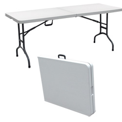 Folding Portable 6ft Party Table by PALM SPRINGS