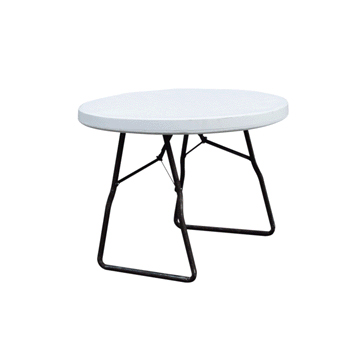 Folding Round Table - 4ft - by PALM SPRINGS