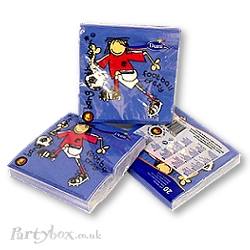 Party Supplies - Football crazy - Pack of 20 napkins