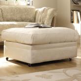 Unbranded Footstool Guest Bed - Kenton Hopsack Celedon - N/A leg stain