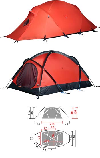 The Baltoro Tent is the latest addition to the Force Ten family. This tent combines the attributes