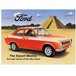 Ford Escort Mexico tribute plaque