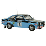A highly detailed 1/43 scale replica of the Escort MkII driven in the 1978 RAC Rally by Roger