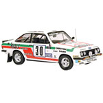 A highly detailed 1/43 scale replica of the Escort RS2000 driven in the 1979 Monte Carlo rally by