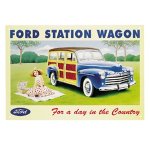 Ford Woody tribute plaque
