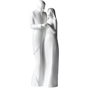 This Royal Doulton Forever Yours couple holding hands figurine makes a stunning piece capturing the 